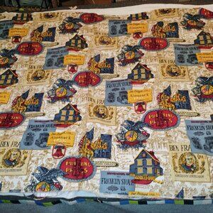 Americana fabric piece